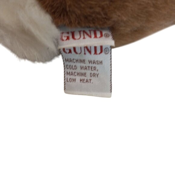 Gund Rudy Bunny Plush Brown Long Ears Checkered Bow Soft Stuffed Animal Toy NEW - Picture 7 of 7